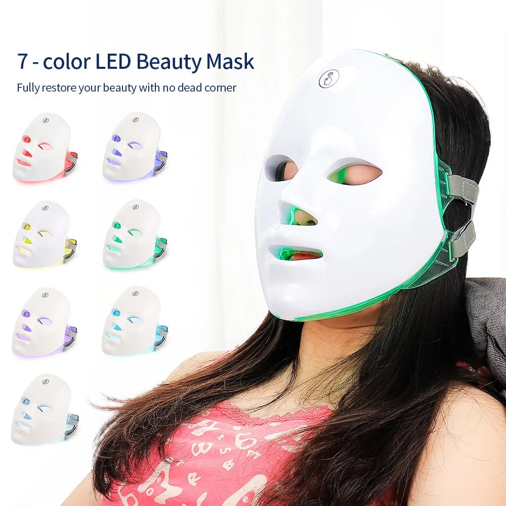 7 Colors Photon Facial LED Mask