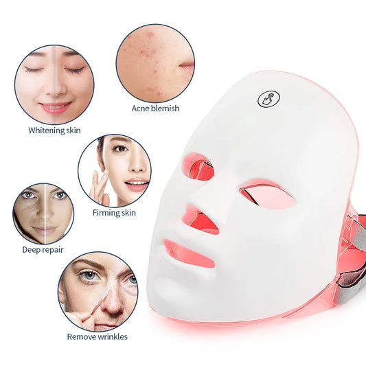 7 Colors Photon Facial LED Mask