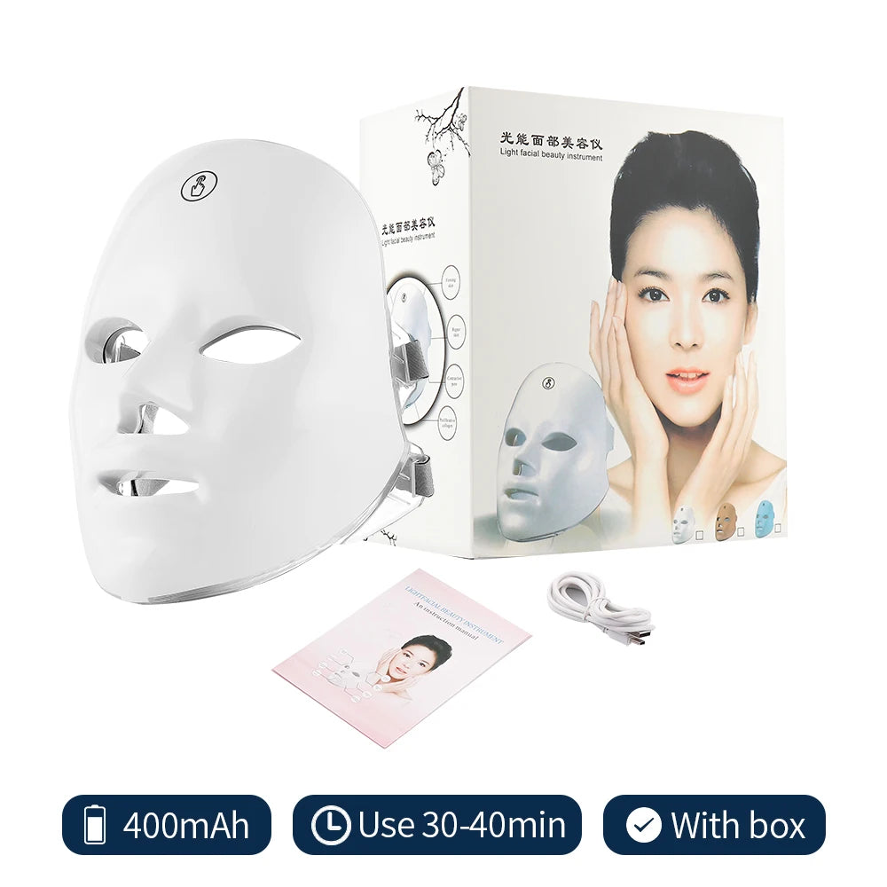 7 Colors Photon Facial LED Mask